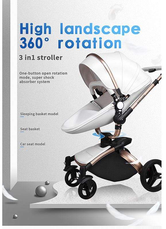360 rotation stroller
