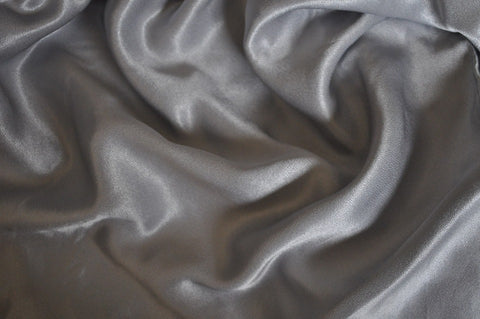 fabric satin cloth grey