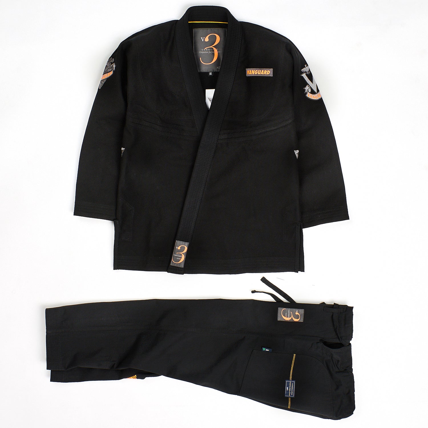 Competitore Rose Gold Kimono - Black - Vanguard Kimono