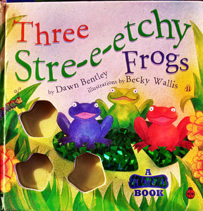 Three Strechy Frogs, a fairly used book