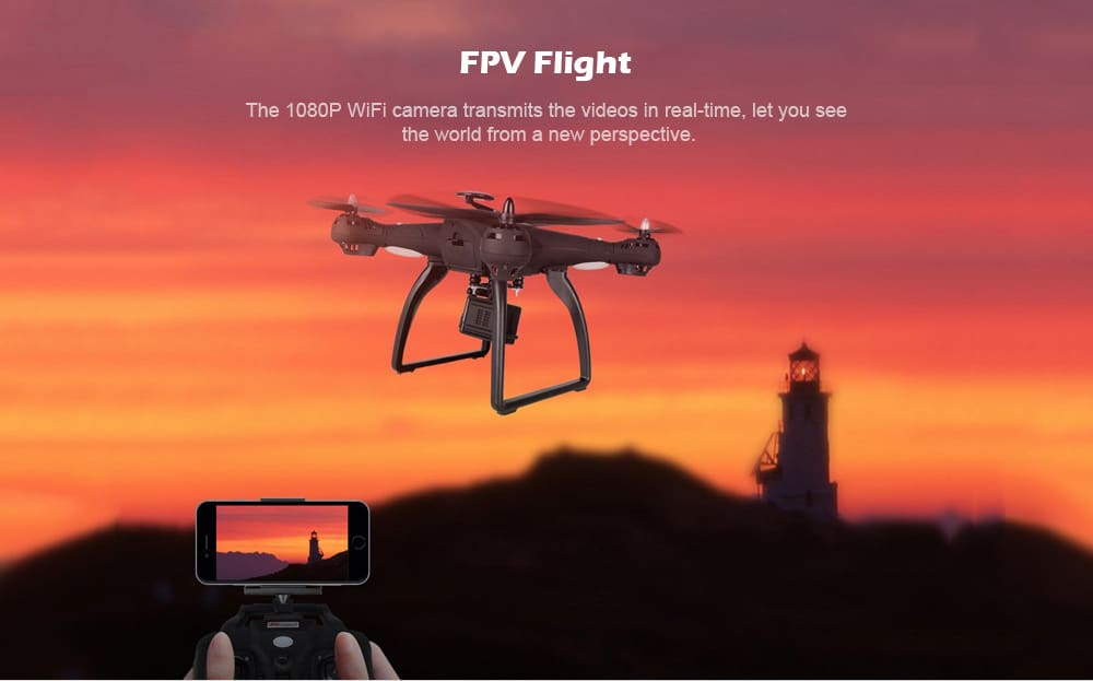 BAYANGTOYS X22 1080P WiFi FPV RC Drone GPS Positioning / 3-axis Gimbal / Brushless Motor / Altitude Hold