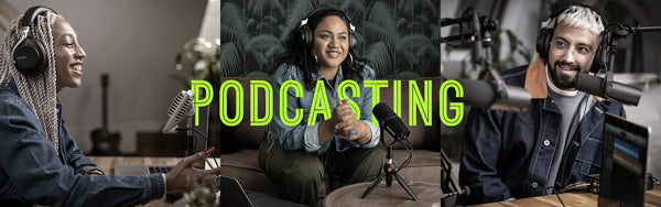 shure podcasting banner