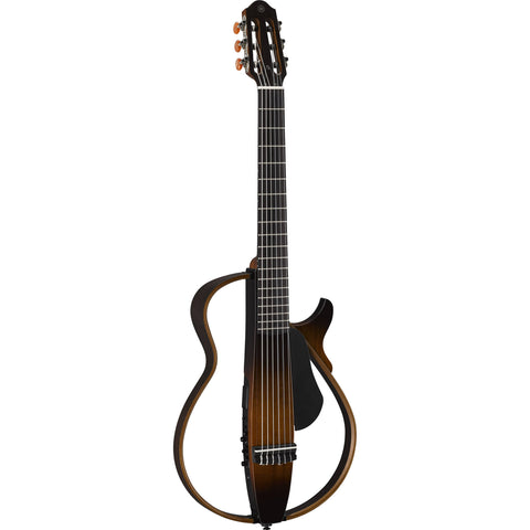 Yamaha SLG200N Nylon String Silent Guitar, Translucent Black 