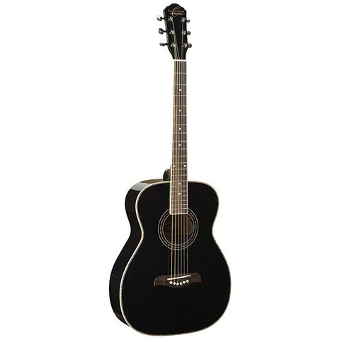 Oscar Schmidt OG10CEFTBL-A Acoustic Guitar Concert Size Thin Body Flam –  Music City Canada