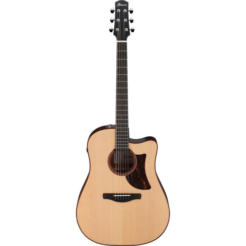 Ibanez Jon Gomm Signature JGM10 Acoustic-electric Guitar - Black Satin Top,  Natural High-gloss Back and Sides