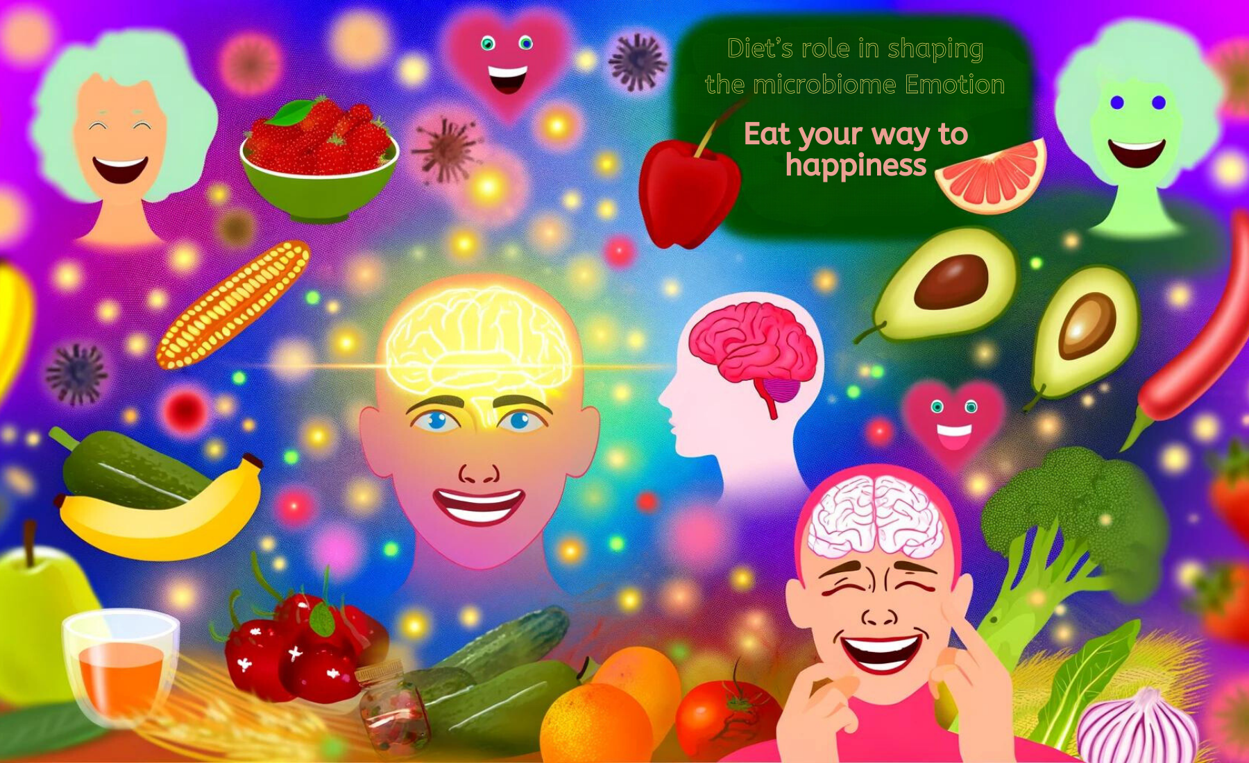 Diet's Role in Shaping the Microbiome and Emotions: Eat Your Way to Happiness