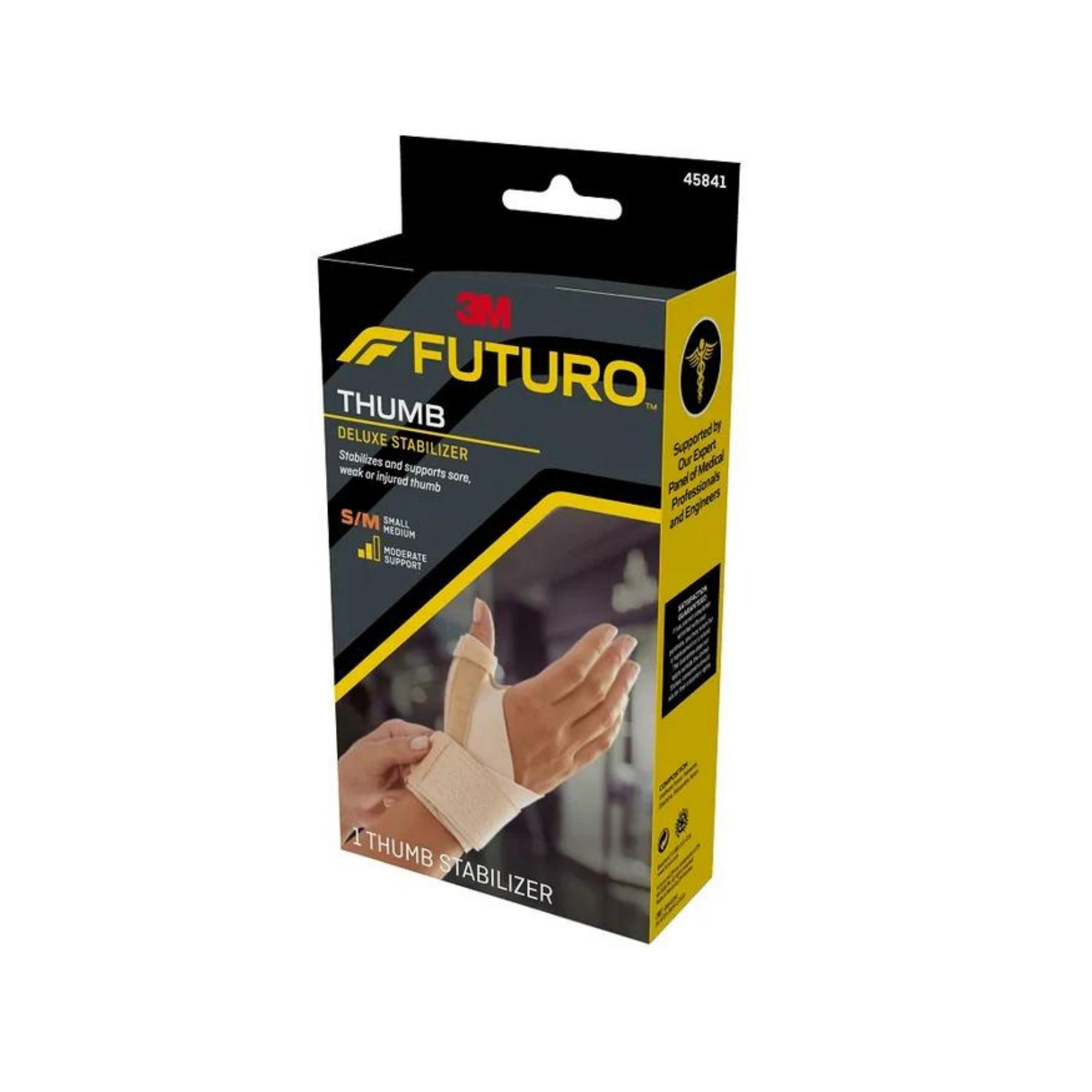 Futuro, Wrist Stabilizer Deluxe For Left Hand, Small/Medium Size: 5.5 - 7.5  Inches, 1 Ea