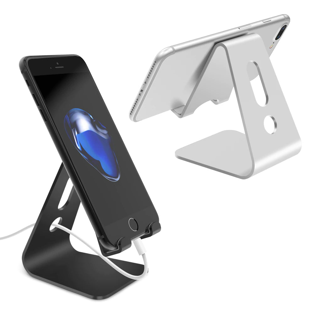 Aluminium Alloy Mobile Phone Holder iPad Stand Metal Tablet Stand Universal Holder for iPhone X/8/7/6/5 Plus iPhone / iPad