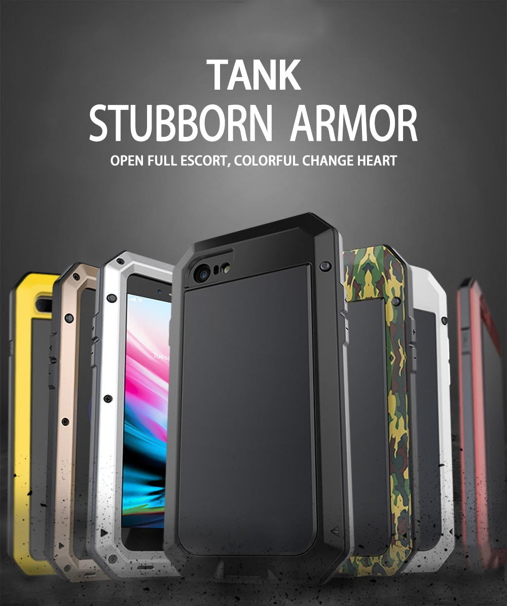 Shockproof Colorful Rainbow Metallic Armor Case For iPhone 12 Pro MAX –