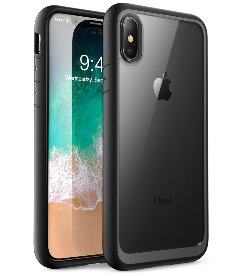 Premium Hybrid Protective Case For iPhone X XS Anti Shock TPU Bumper + PC Scratch Resistant Clear Back Cover Case For iPhone X Xs 5.8 inch