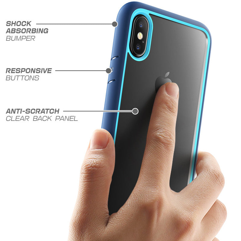 Premium Hybrid Protective Case For iPhone X XS Anti Shock TPU Bumper + PC Scratch Resistant Clear Back Cover Case For iPhone X Xs 5.8 inch