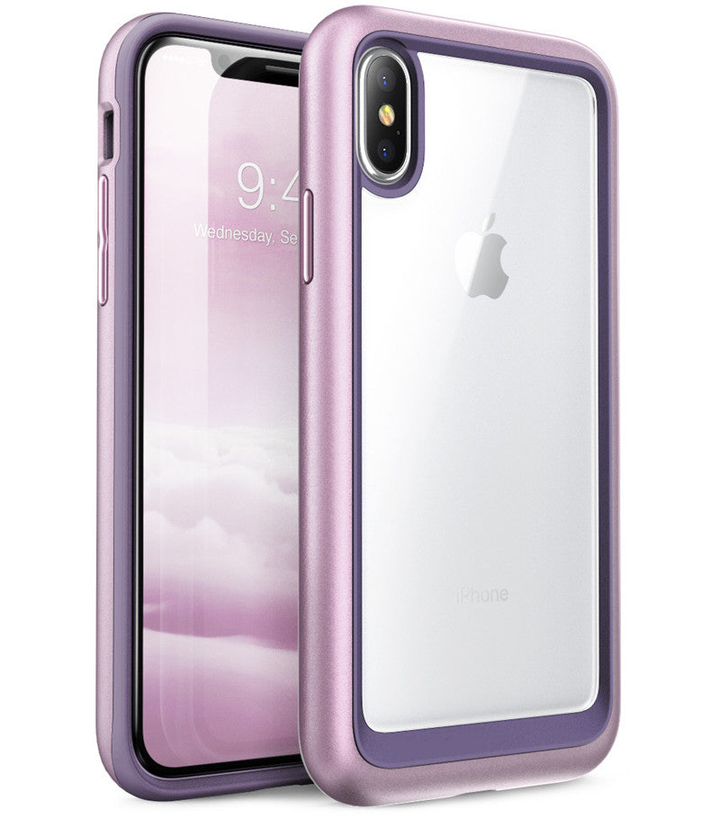 Premium Hybrid Protective Case For iPhone X XS Anti Shock TPU Bumper + PC Scratch Resistant Clear Back Cover Case For iPhone X Xs 5.8 inch