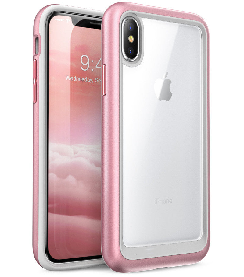 Premium Hybrid Protective Case For iPhone X XS Anti Shock TPU Bumper + PC Scratch Resistant Clear Back Cover Case For iPhone X Xs 5.8 inch