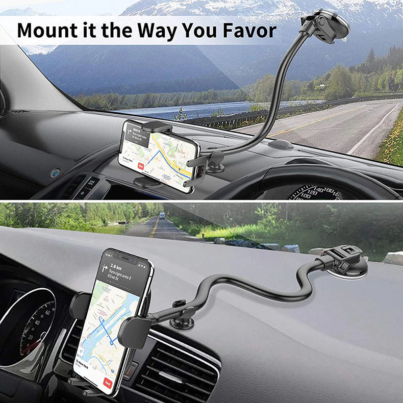 In Car Phone Holder For iPhone Dashboard Fitting Adjustable Gravity Expansion Clamp Mount Stand Universal Car Phone Holder For iPhone