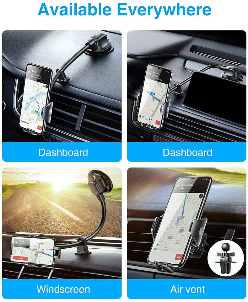 In Car Phone Holder For iPhone Dashboard Fitting Adjustable Gravity Expansion Clamp Mount Stand Universal Car Phone Holder For iPhone