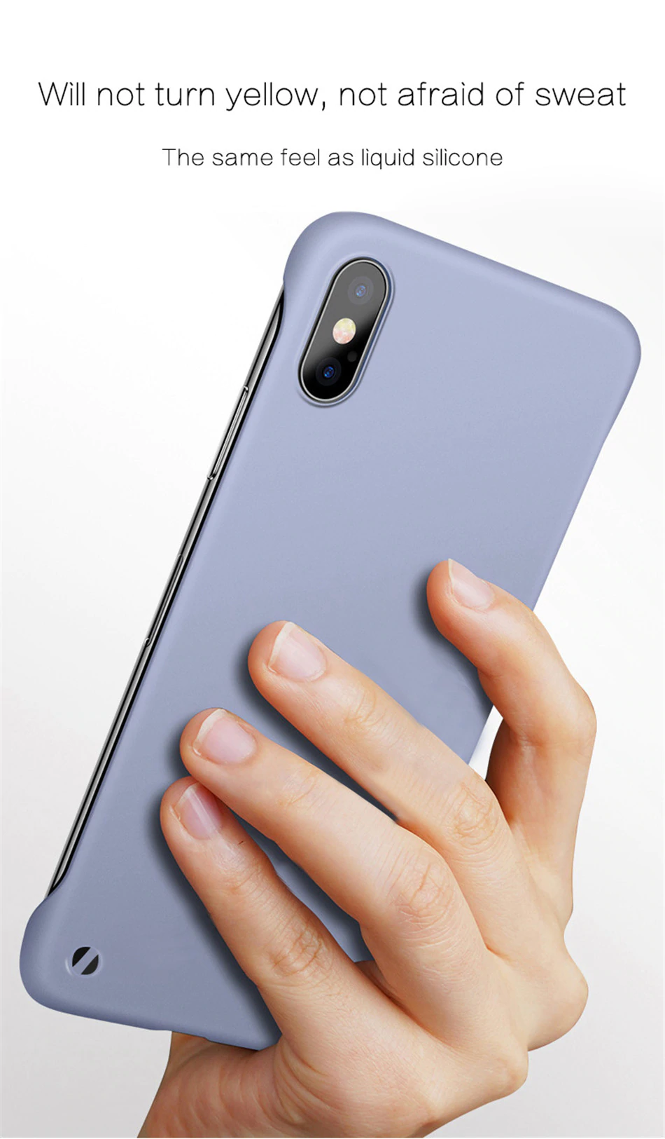 Lightweight Borderless Phone Case For iPhone 11 6 6S 7 8 Plus XR X XS 11 Pro Max Hard PC Solid Matte Frameless Breathable Protective Back Cover for iPhone