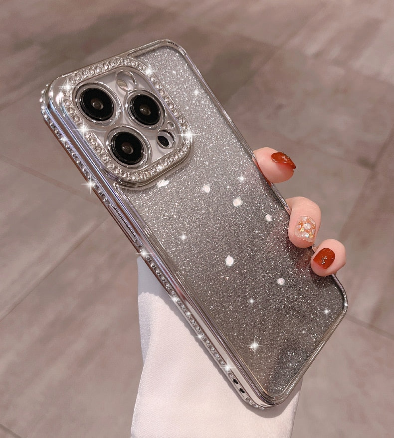 Luxury Bling Fashion Glitter Diamond Case for iPhone 14 13 12 11 Pro Max Plus Cover