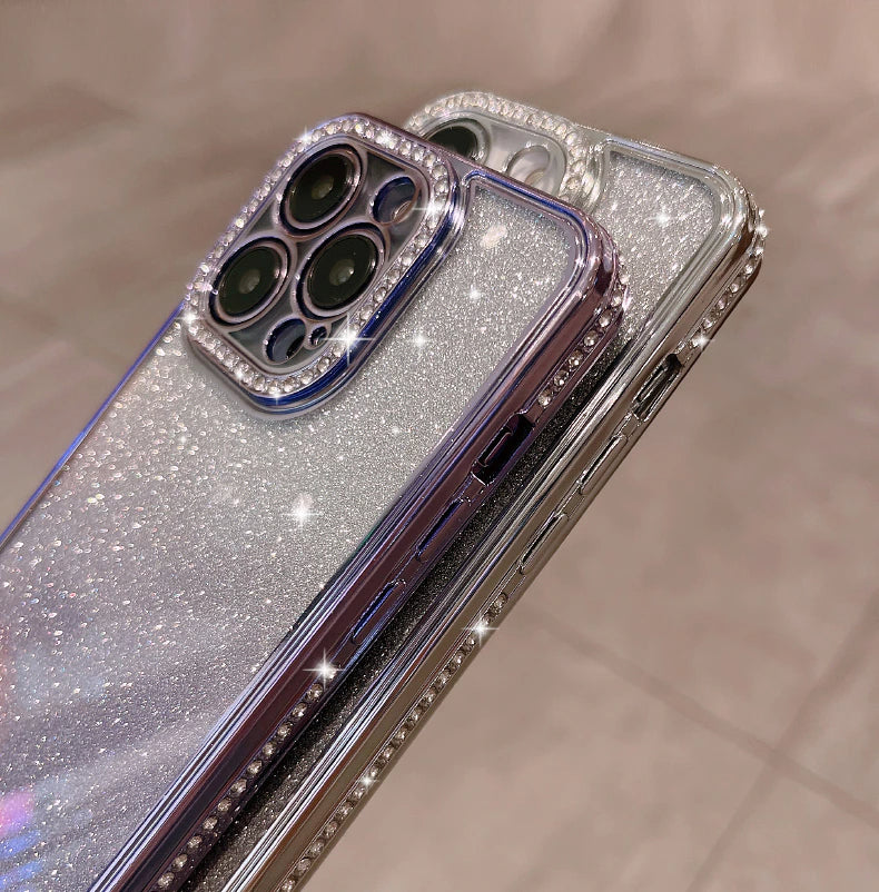 Luxury Bling Fashion Glitter Diamond Case for iPhone 14 13 12 11 Pro Max Plus Cover