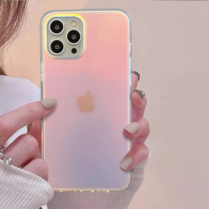 Luxury Fashion Laser Matte Gradient Phone Case For iPhone 14 Pro MAX 1 –