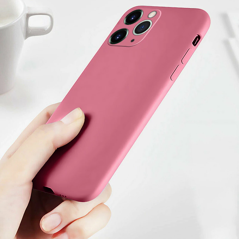 Luxury Original Liquid Silicone Full Protect Lightweight Case For iPhone 11 12 13 Pro SE 2 Case For iPhone X XR XS Max 7 8 6 6s 13 Pro Soft Cover Case