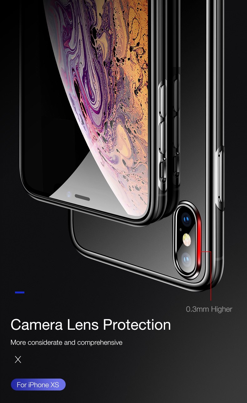 Luxury Transparent Fitted Case for iPhone X XR XS Max Soft TPU Silicon Plated Bumper Protection for iPhone XS XR 10 in 6 Stylish Colors