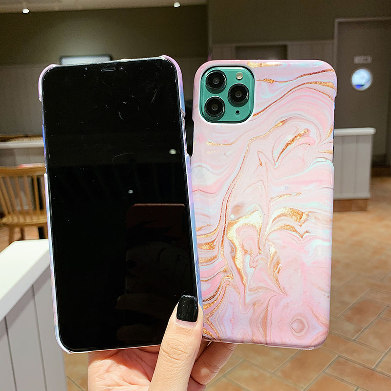 Marble Stone Texture Ultra Slim Phone Case For iPhone 11 XR XS X XS Max 7 8 6 6S Plus Hard Protective Back Cover Fitted Case for iPhone