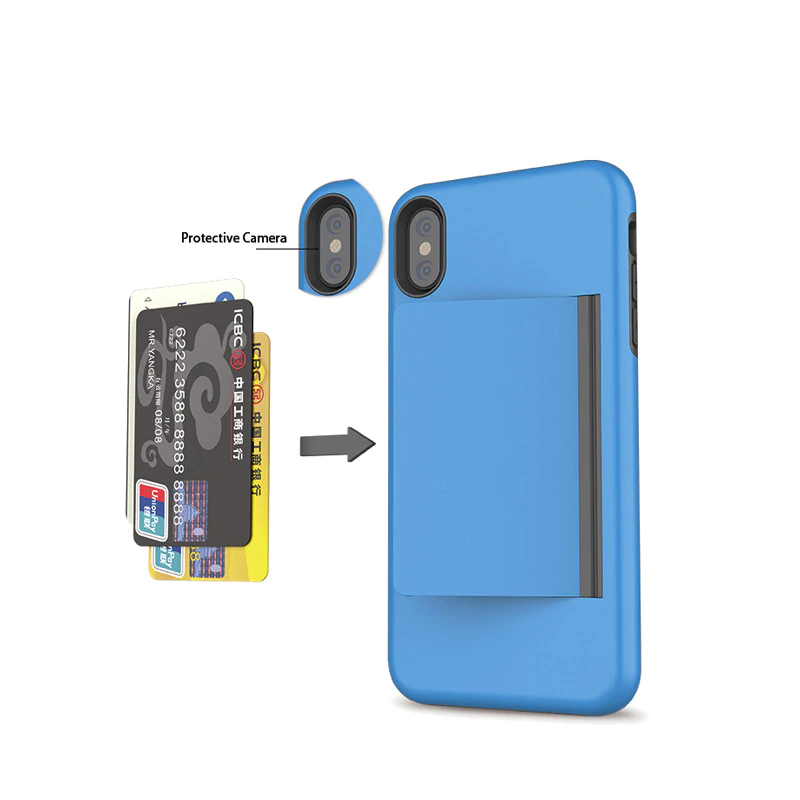 Multiple Color Flip Card Slot Armor Case For iPhone X XS 7 8 Plus XS MAX 6 Full Protection Cover Business Case for iPhone XR 7 7+ 6 6S X 10