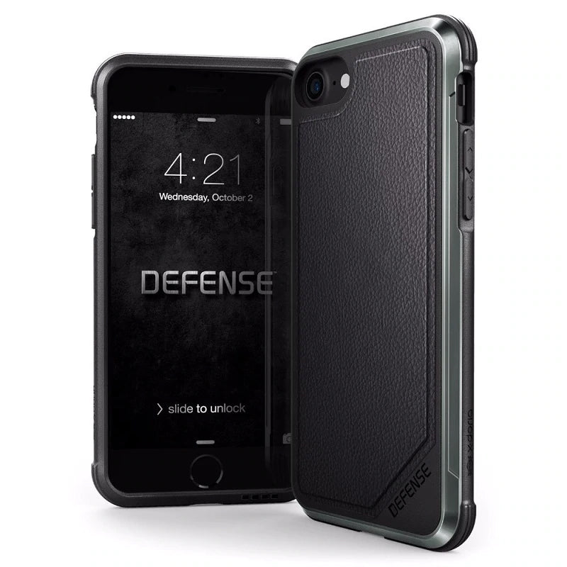 Premium Hybrid Military Grade Drop Protection Phone Case For iPhone 7 8 Plus Aluminum Frame With a Choice of Luxury Finishes For iPhone