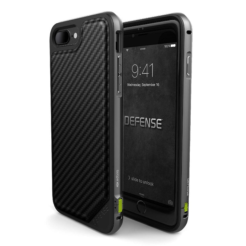 Rugged and Refined Hybrid Case for iPhone 7 and iPhone 7 Plus Military Grade Drop Tested Machined Aluminum Protective Cover with Impact Resistant Back