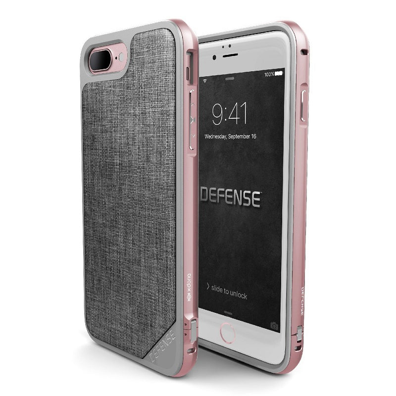 Rugged and Refined Hybrid Case for iPhone 7 and iPhone 7 Plus Military Grade Drop Tested Machined Aluminum Protective Cover with Impact Resistant Back