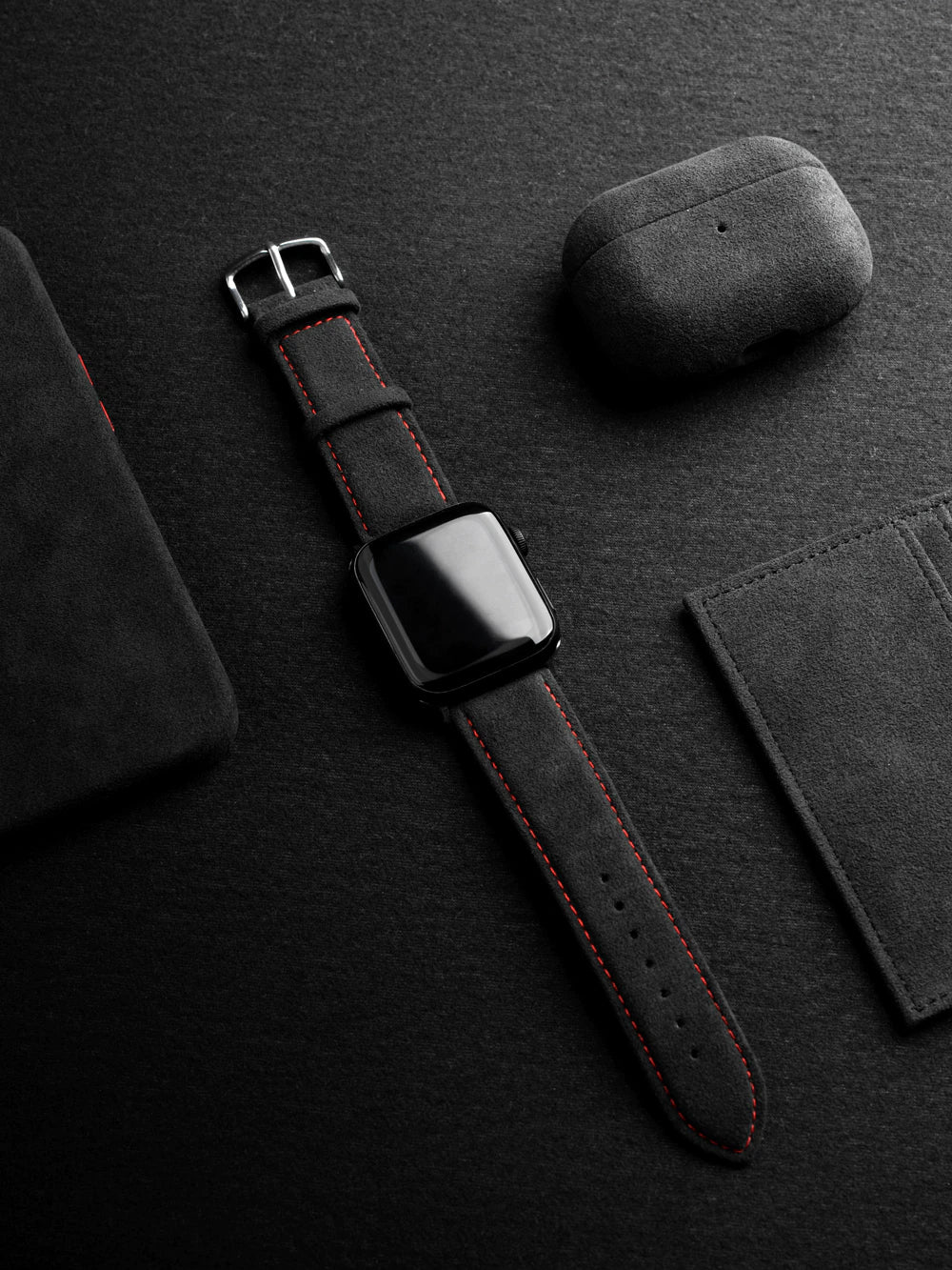 Sport Luxury Alcantara Strap for Apple Watch 45/44/41/49mm Suede Leather Band For iWatch