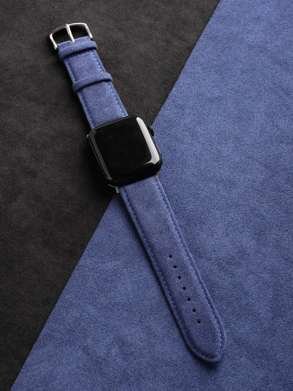 Sport Luxury Alcantara Strap for Apple Watch 45/44/41/49mm Suede Leather Band For iWatch