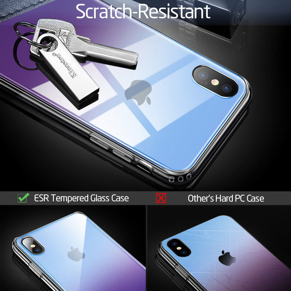 Tempered Glass Case & Frame For iPhone XR XS XS Max Protective Glass Cover + Frame For Apple iPhone XR XS XS Max Glossy Mirrored Case