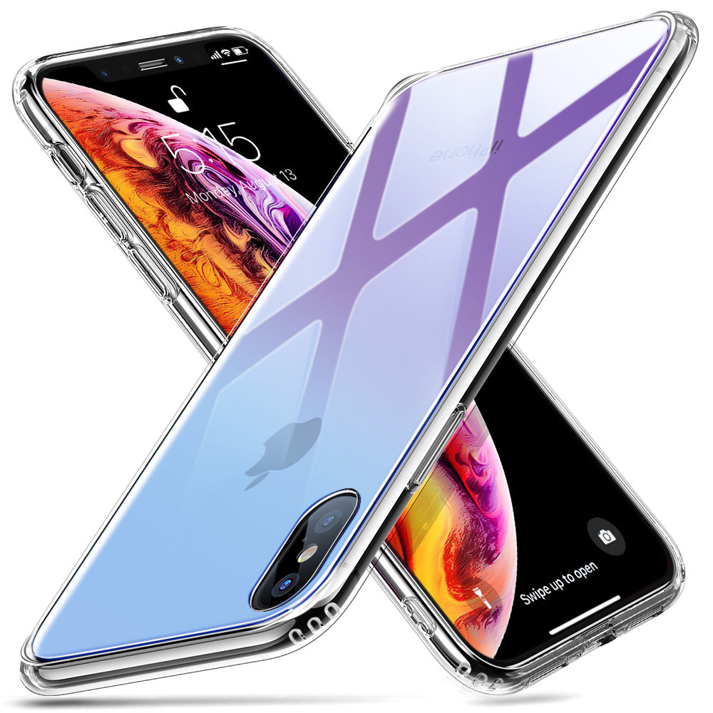 Tempered Glass Case & Frame For iPhone XR XS XS Max Protective Glass Cover + Frame For Apple iPhone XR XS XS Max Glossy Mirrored Case