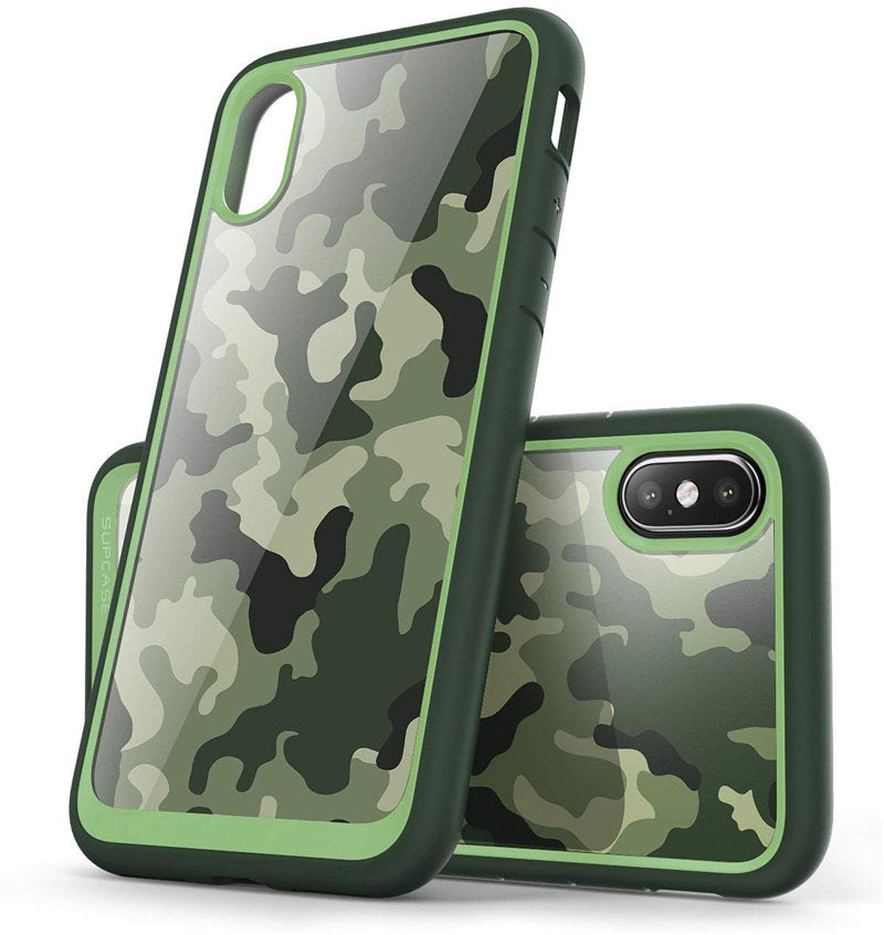 Urban Fashion Hybrid Camo Case For iPhone X XS Case Stylish Camouflage Print Phone Case TPU Bumper and Protective Back Cover For iPhone X XS