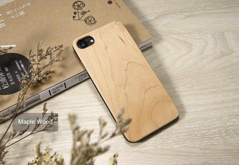 Vintage Retro Wood Cover For iPhone 7 iPhone X XR XS MAX Case Wooden Phone Cases For iPhone 8 6 6S Plus 5S SE 5 Wood Phone Cover