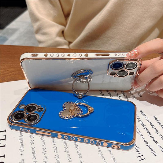 For Apple iPhone 14 Pro Fashion Case with Ring holder