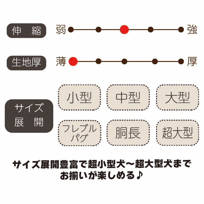 商品説明2 サイズ展開