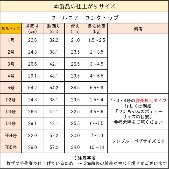 CO01製品サイズ