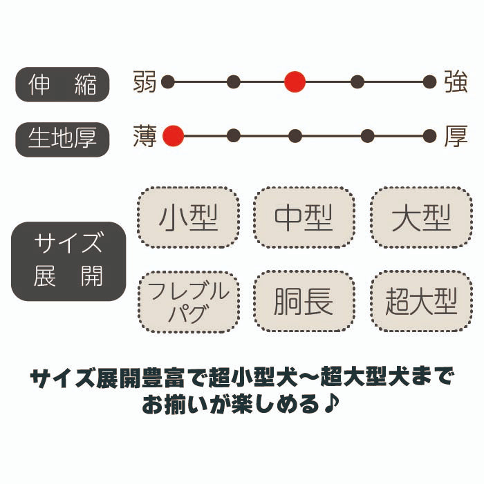 商品説明2 サイズ展開