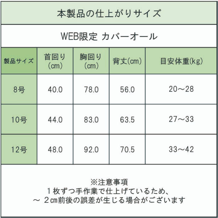 CO78製品サイズ