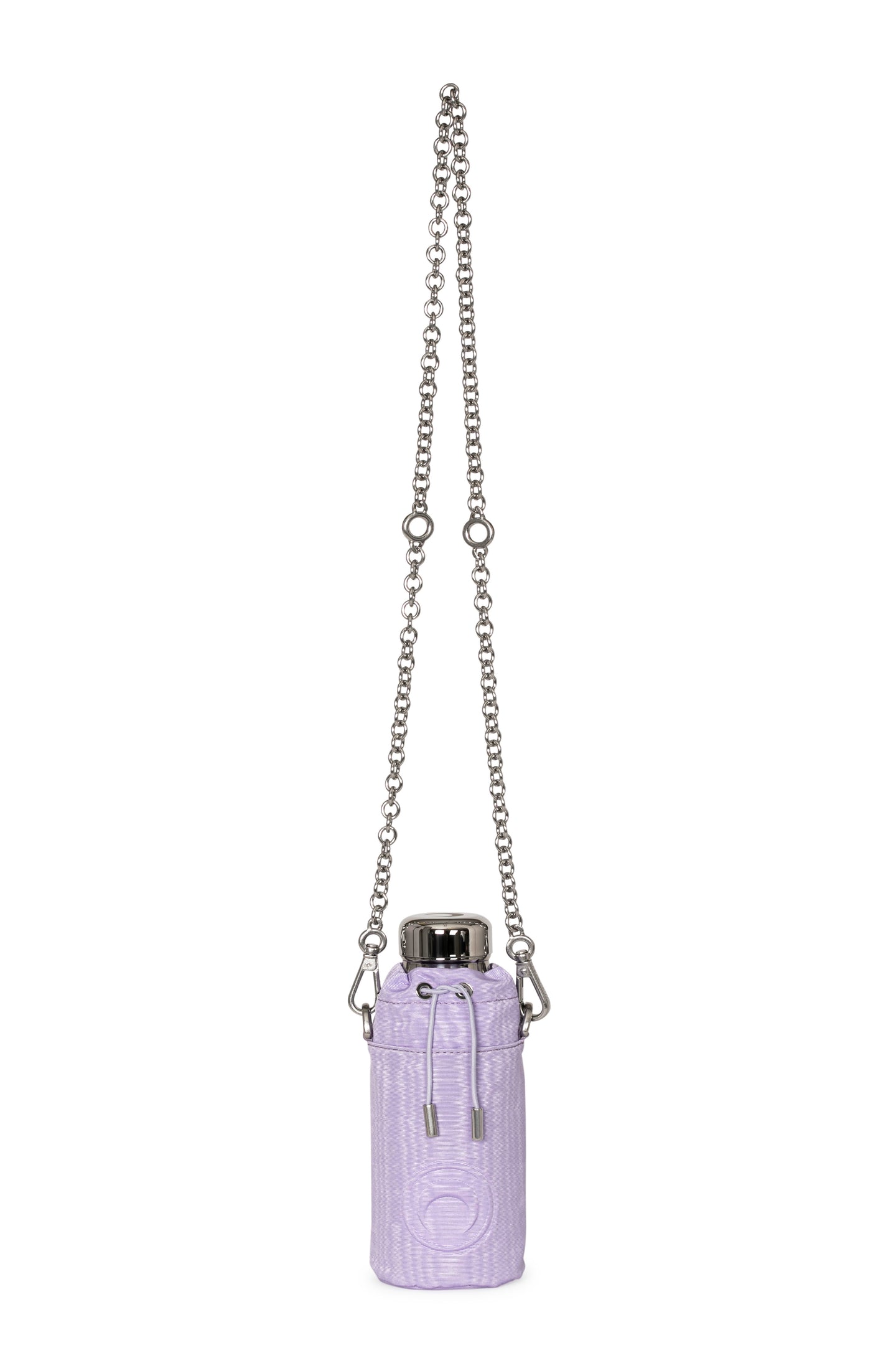Metal-Chain Multiposition Bottle Bag Lilac