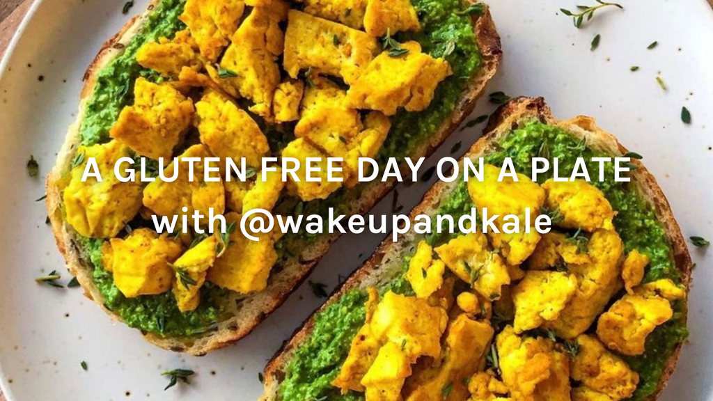 A Gluten Free Day On A Plate with Wake Up and Kale 