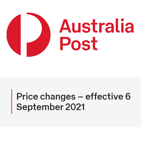 Australia Post Price changes September 2021