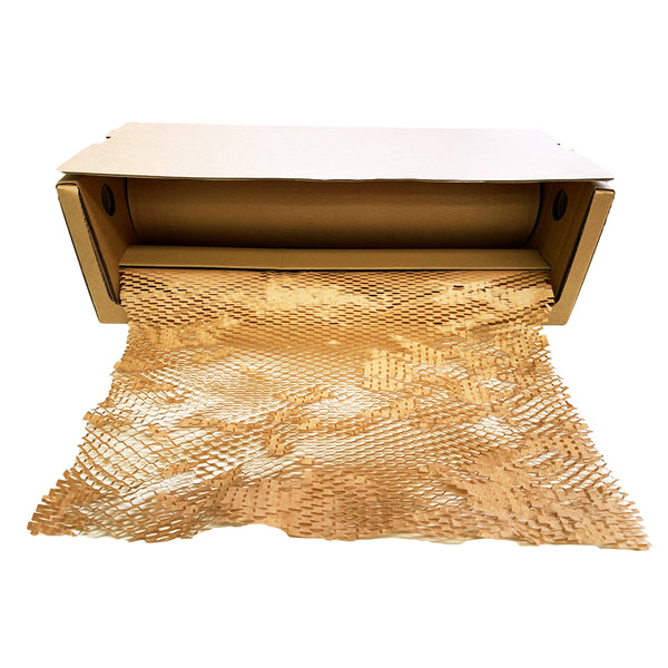 HoneyComb Kraft Paper with Cardboard Dispenser Box