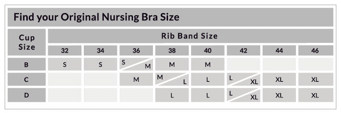 Bravado ONB Size Chart