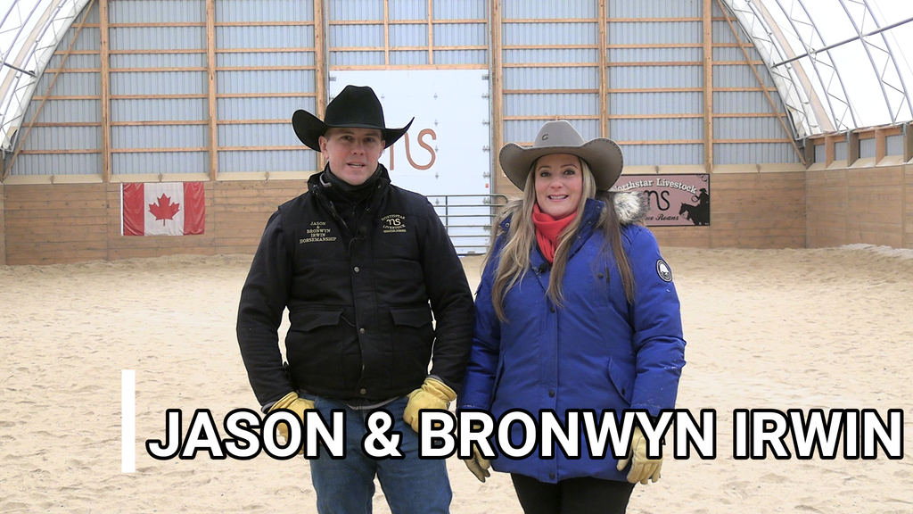 CANADA'S TELEVISION HORSE TRAINERS JASON AND BRONWYN IRWIN