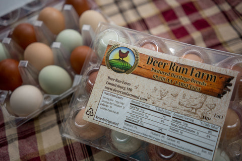 Deer Run Farm Pasture Raised Heritage Breed Chicken Eggs