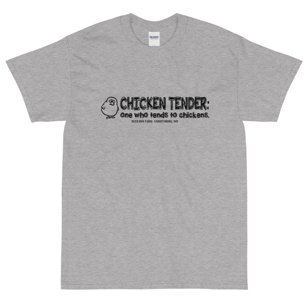 Chicken Tender Shirt - Black Imprint – Deer Run Farm