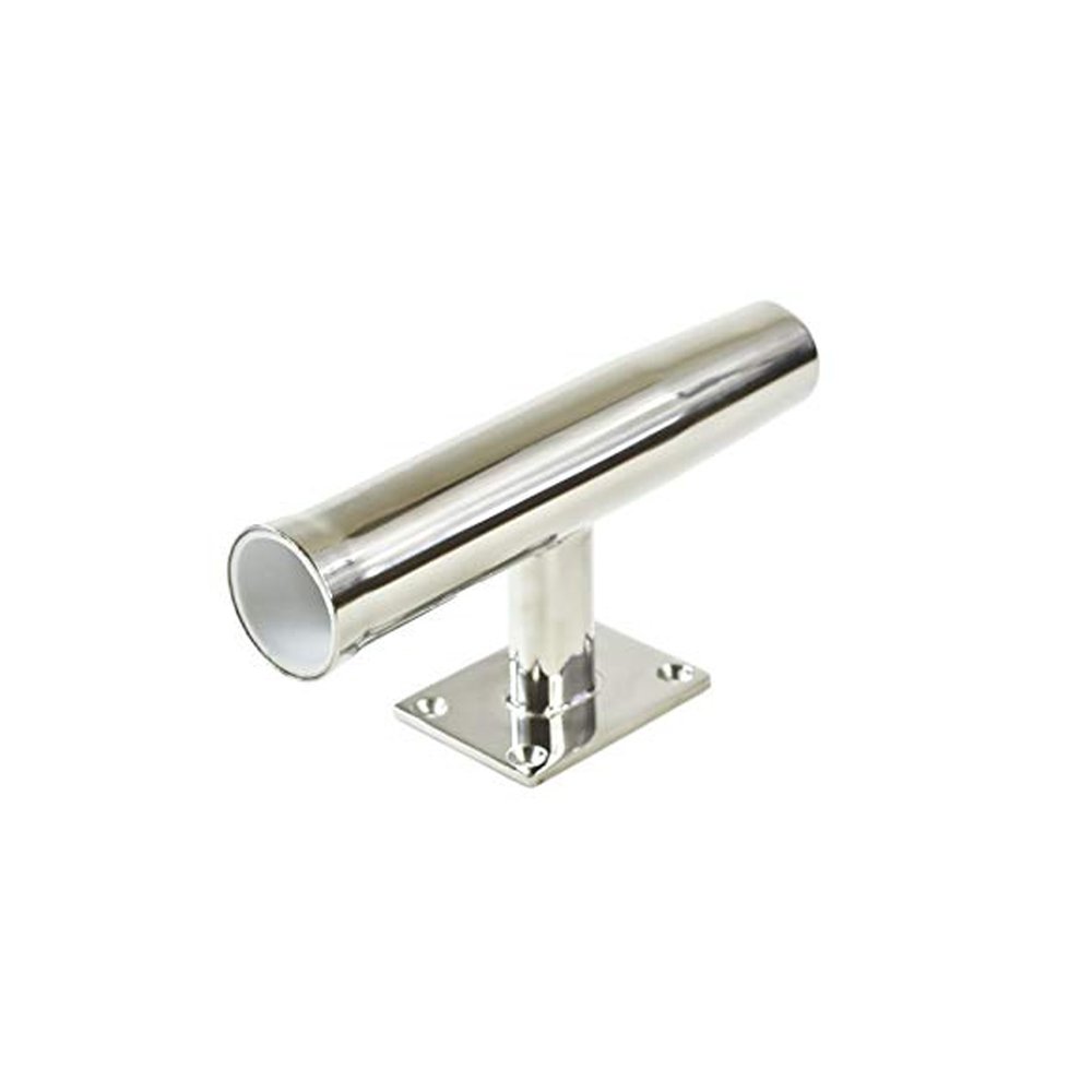 Pair 90 Deg Wall Mounted Stainless Rod Holder Single Style Tournament Steel  EAN for sale online